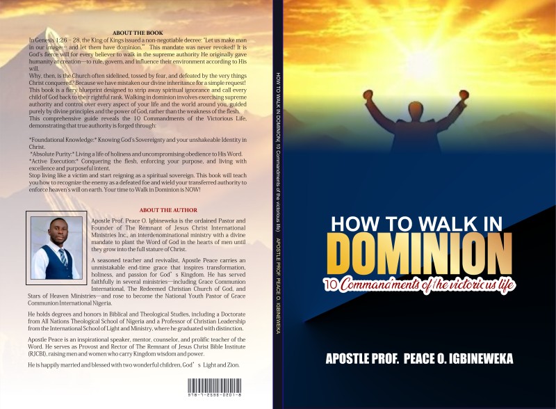 HOW TO WALK IN DOMINION—(10 Commandments of the Victorious Life)