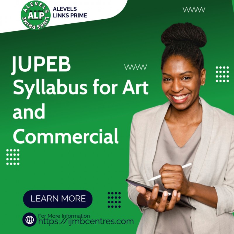 JUPEB Syllabus for Art and Commercial