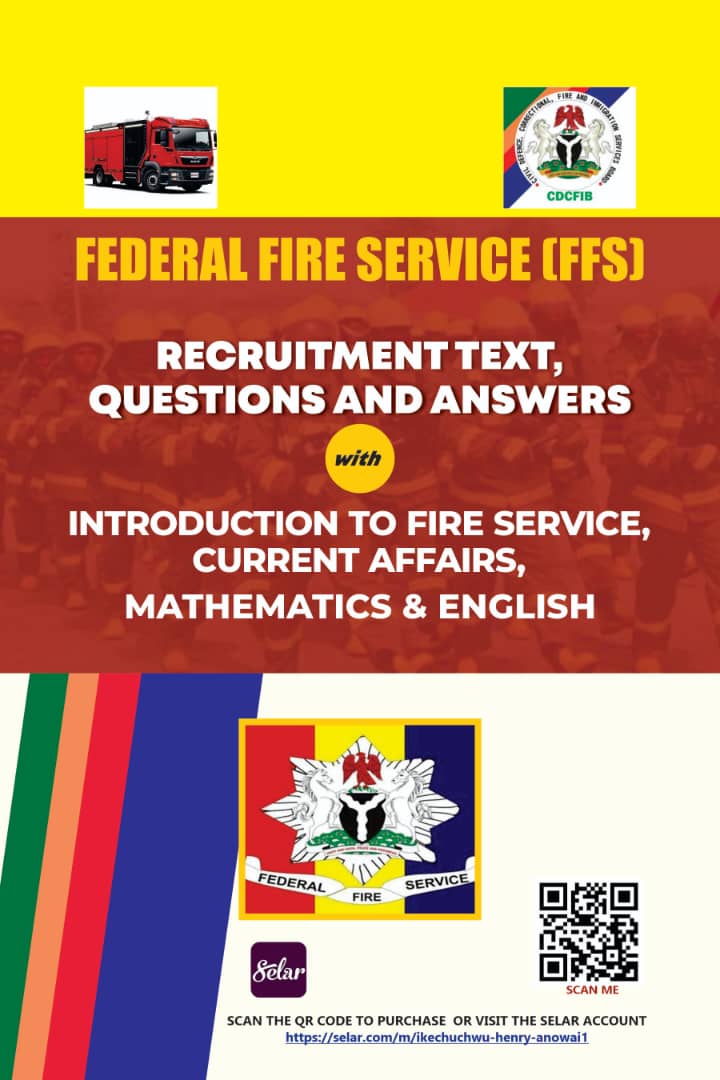 Federal Fire service Aptitude test questions and answers for applicants into the ministry of Interior