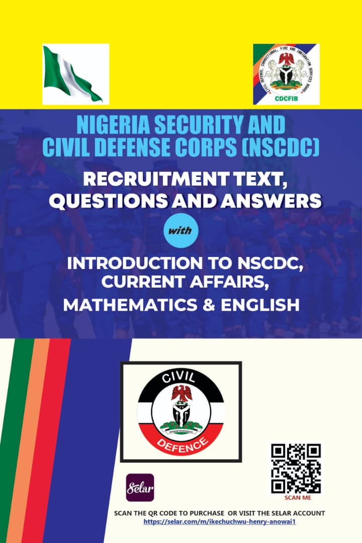 Nigeria Security and Civil Defence Corps recruitment pasts questions and answers for new applicants going to the ministry of Interior