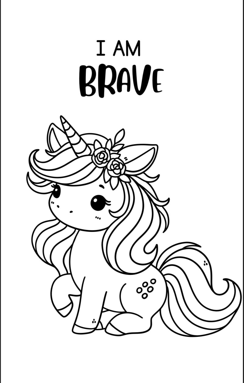 I Am Amazing! A Coloring Book of Positive Words for Brave and Smart Kids