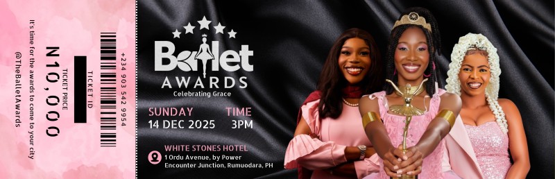 Ballet Award Ticket