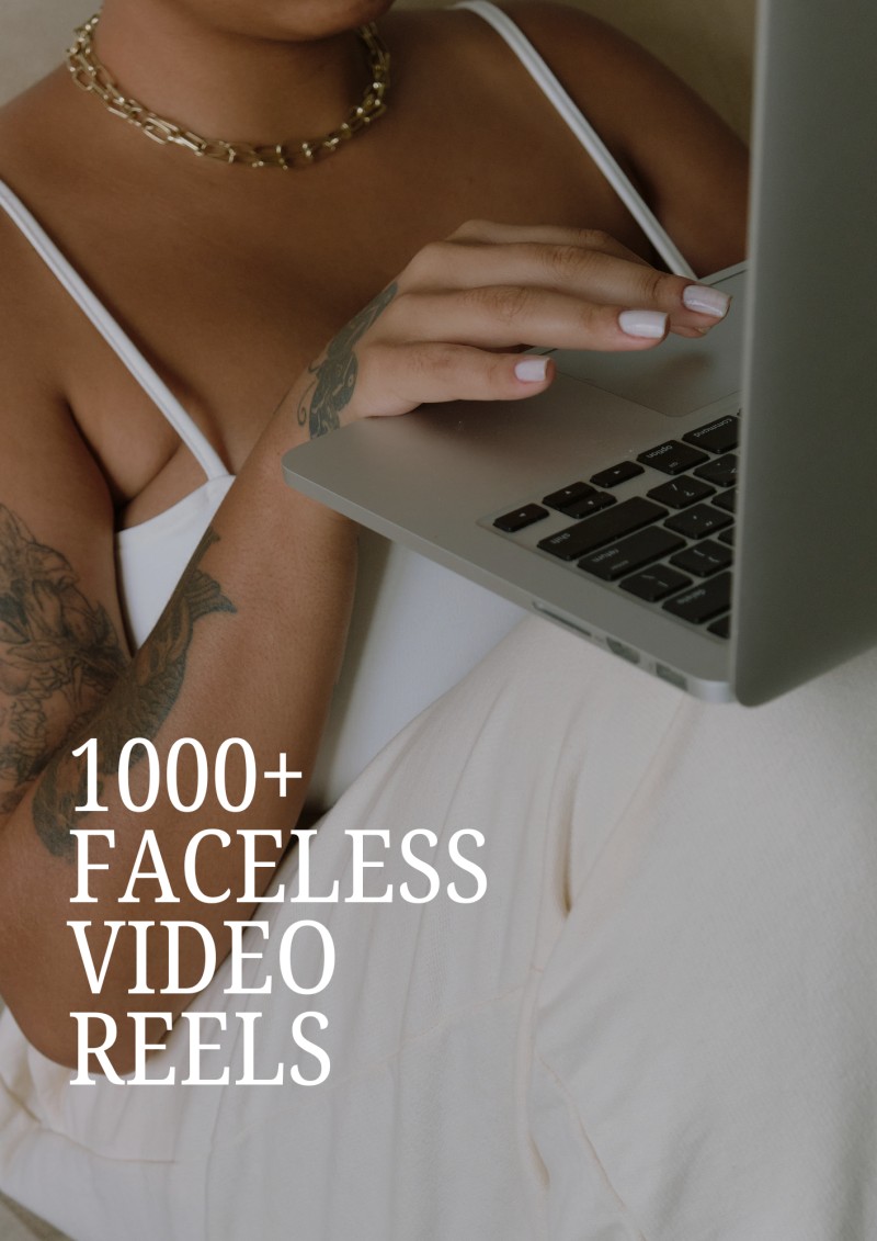1000+ Faceless Aesthetic Videos Reels