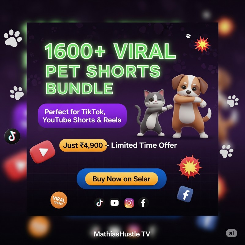 1600+ Viral Pet Shorts Bundle