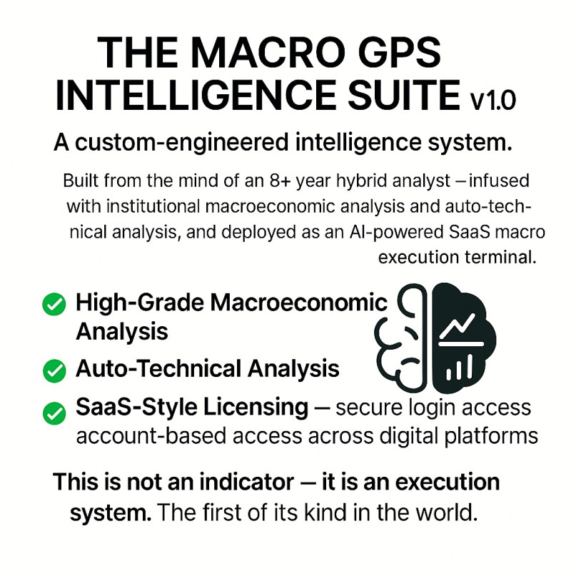 The Macro GPS — A SaaS-Style Licensed AI Engine for High-Precision Macroeconomic Interpretation & Trade Execution
