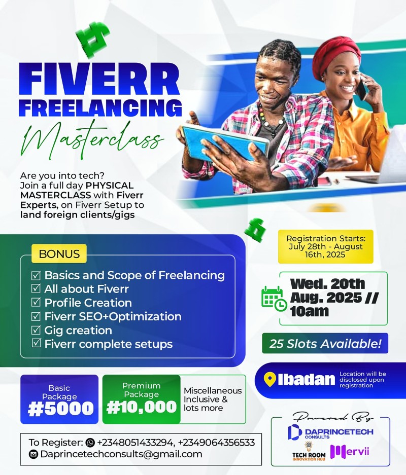 Fiverr Masterclass Physical Training