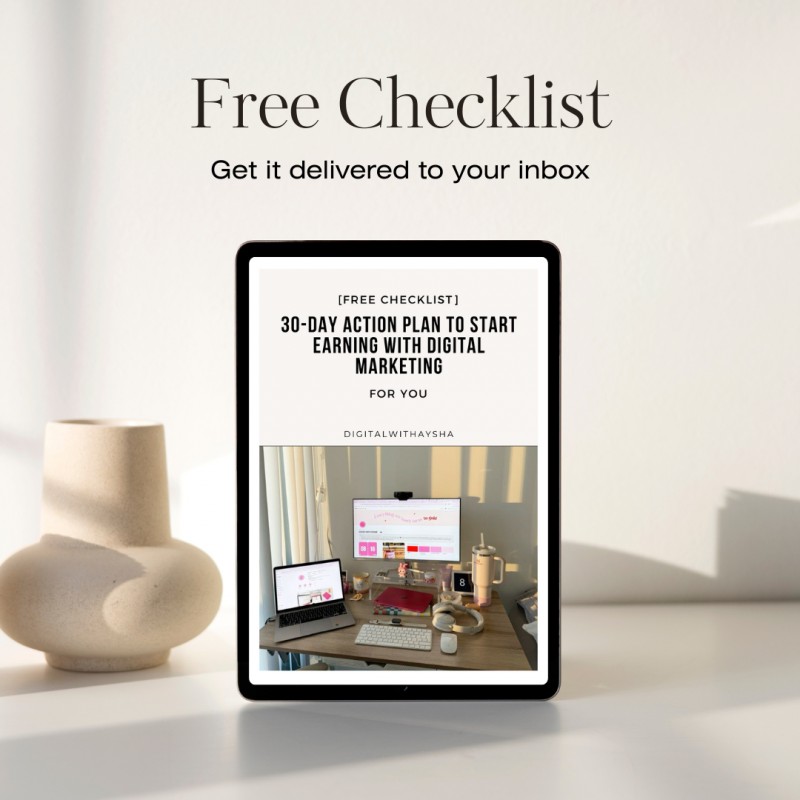 Get 30 Day Action Plan To Start Earning With Digital Marketing By