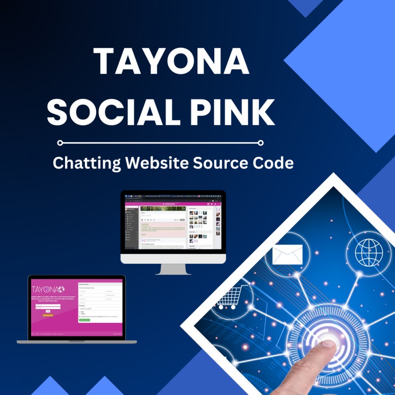 Tayona Social Pink – Chatting Website Source Code