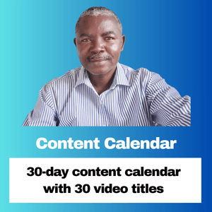 30-Day Content Calendar