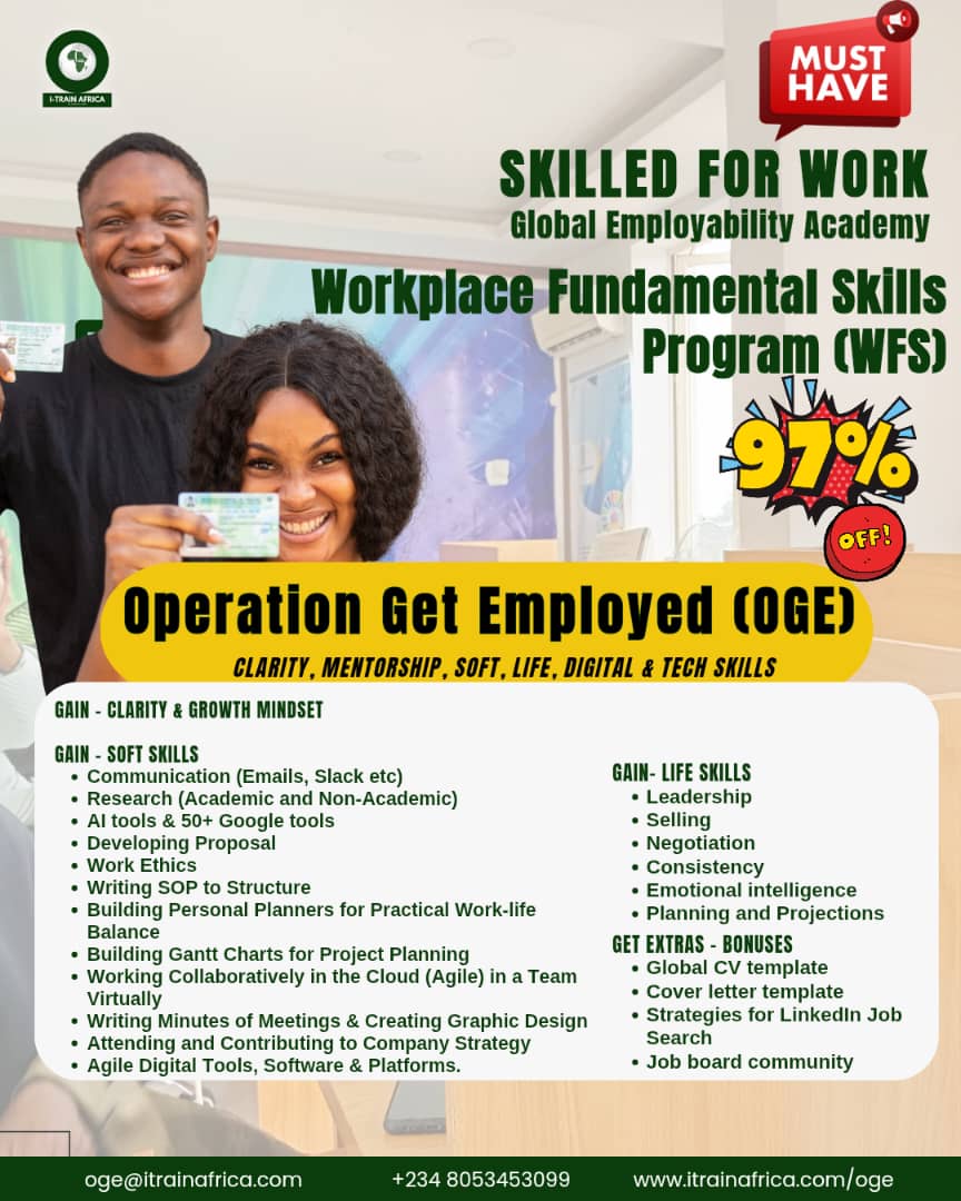 Operation Get Employed ( O.G.E)