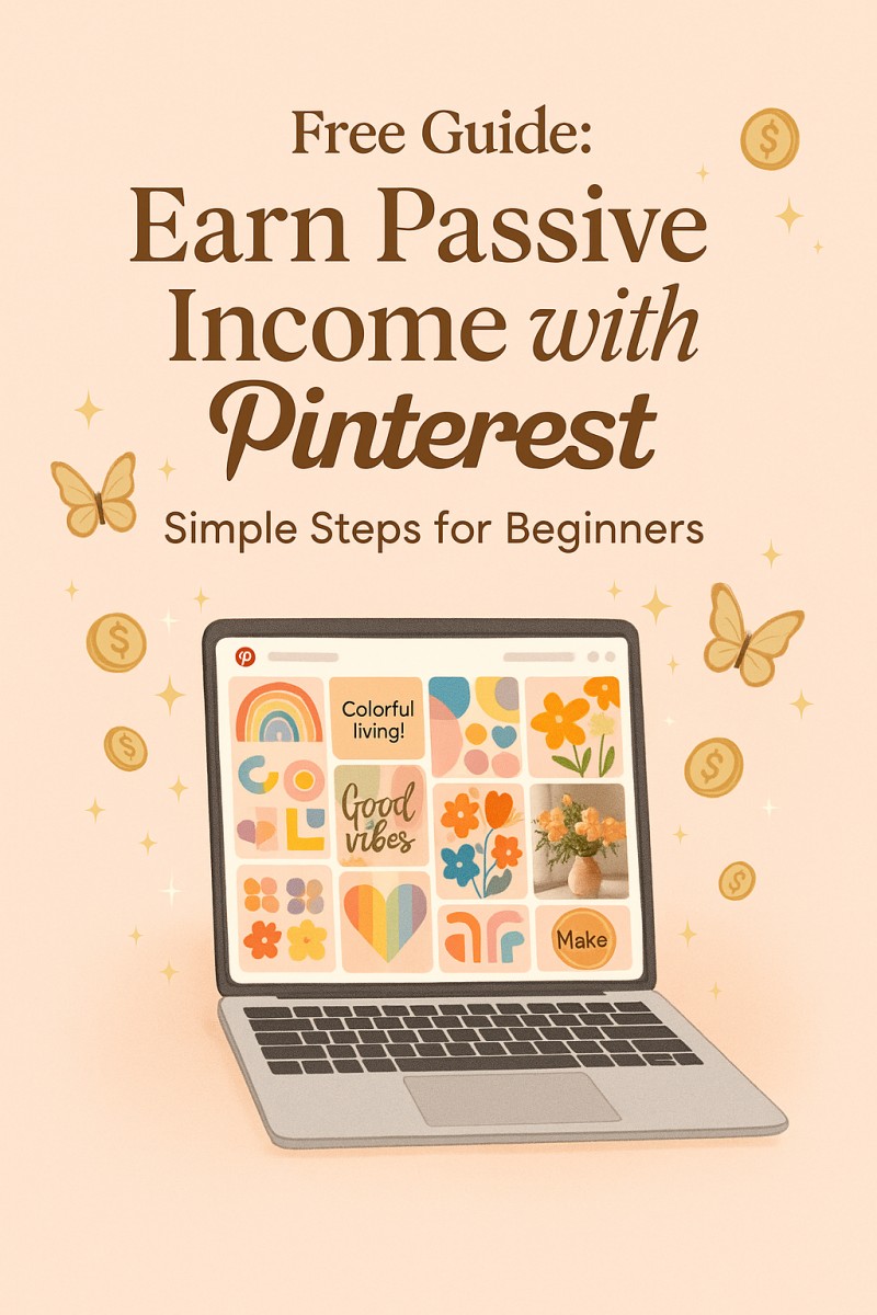 FREE Guide: How to Build Passive Income Using Pinterest — No Face, No Dancing, Just Strategy!