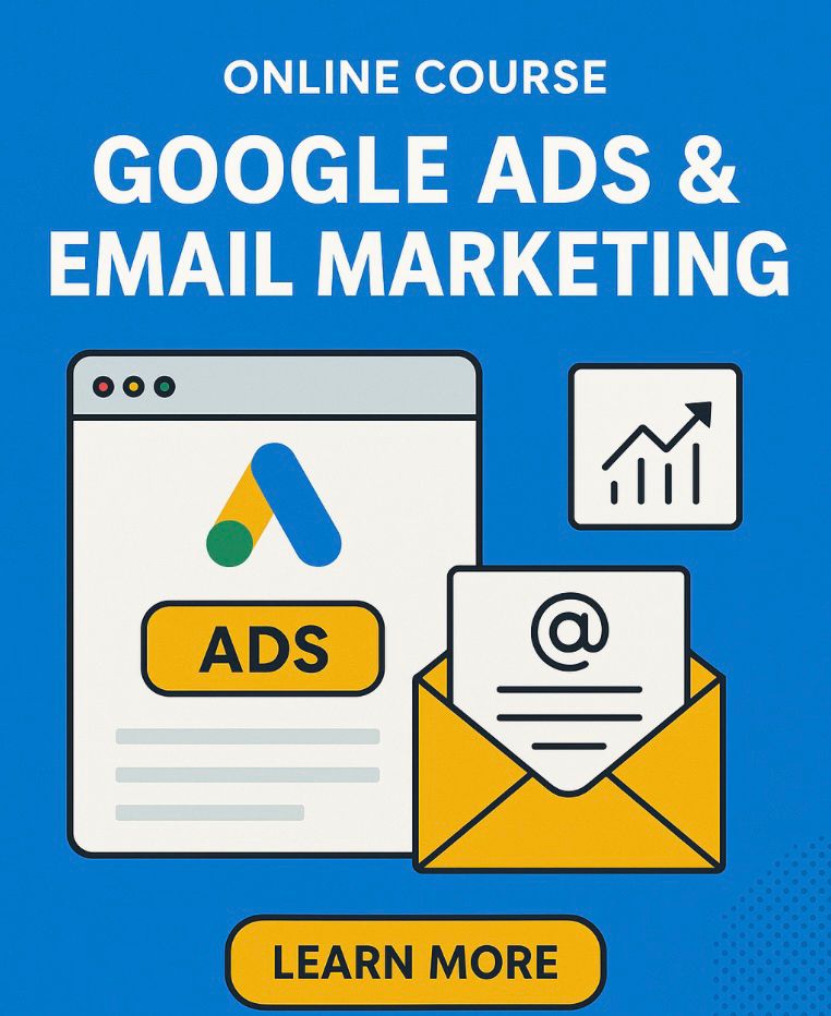GOOGLE ADS AND EMAIL MARKETING COURSE