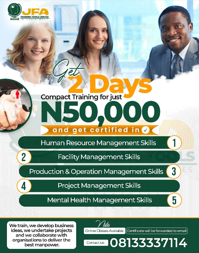 JFA Training Tools,  Consulting &Training services.
