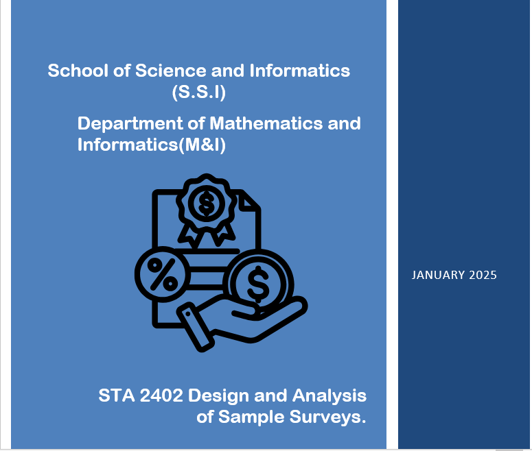 Design and Analysis of Sample Surveys