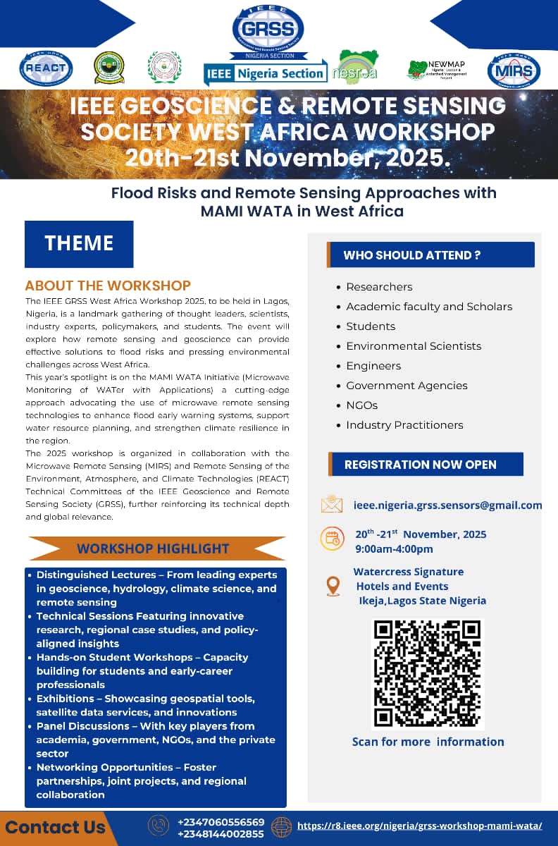 IEEE Geoscience & Remote Sensing Society West Africa Workshop 2025