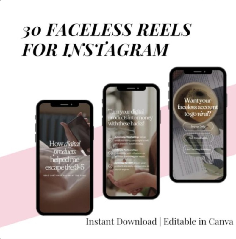 30 FACELESS REELS FOR INSTAGRAM