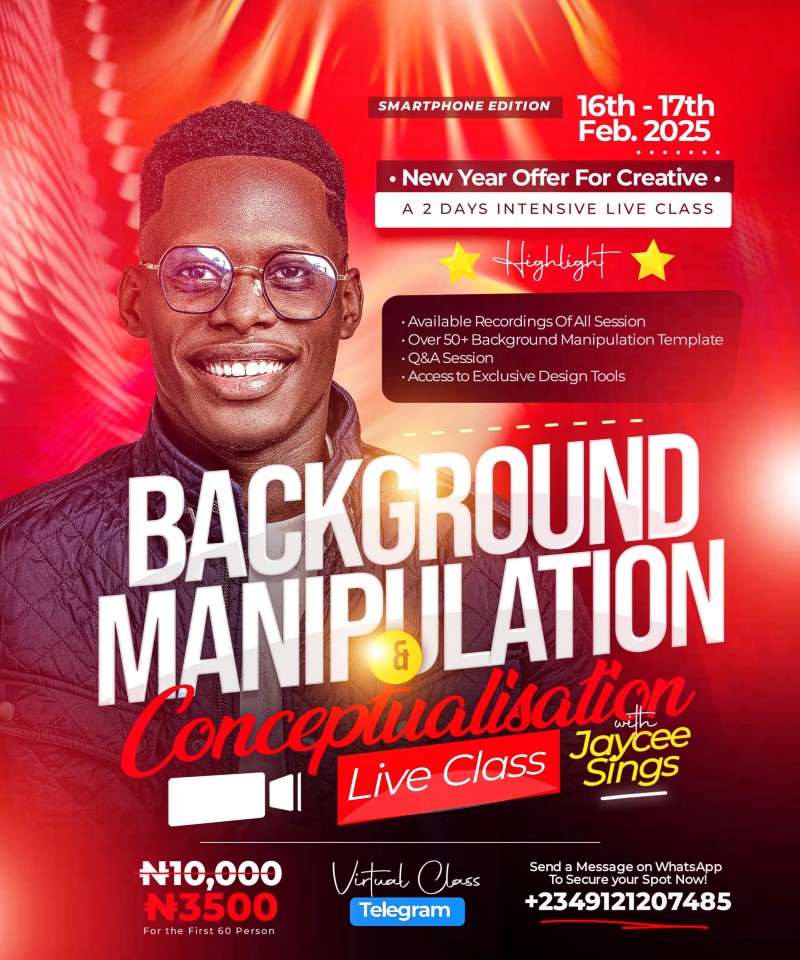 Background Manipulation & Conceptualisation Masterclass