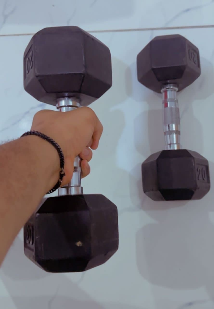 5kg Pair of Hex Dumbbell