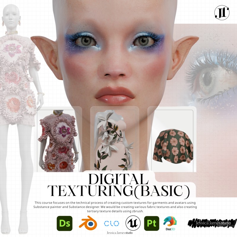 Digital Texturing for Fashion Course (Basic)
