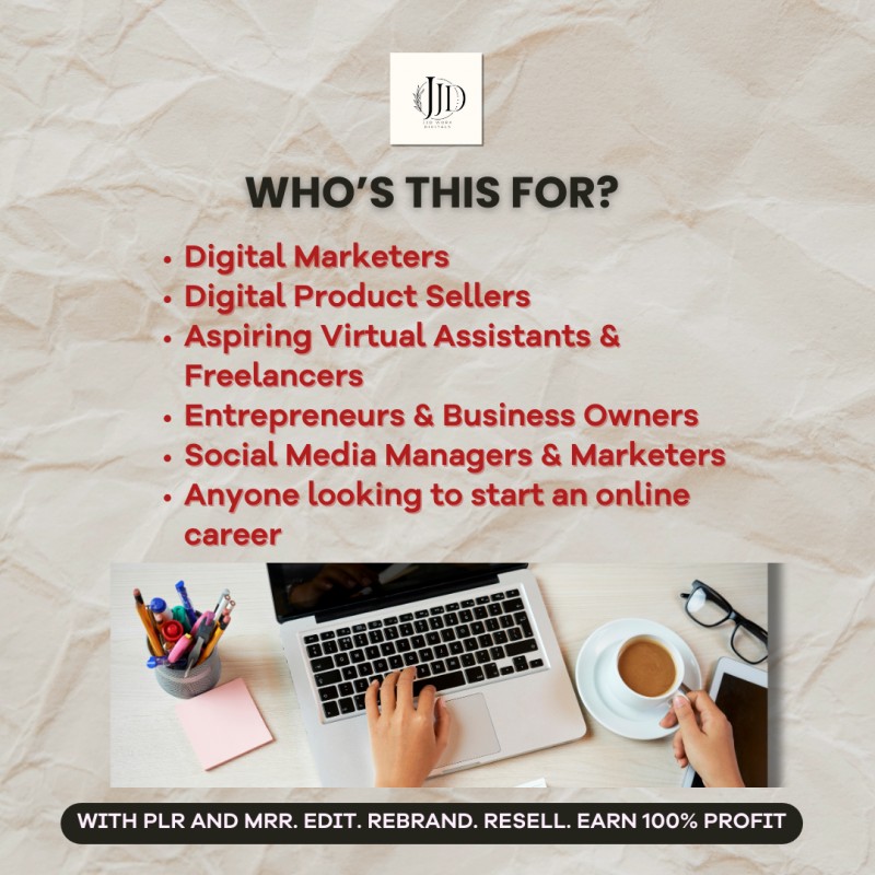 Digital Marketing Courses Bundle Step by Step Guides and Videos on Digital Marketing with PLR&MRR