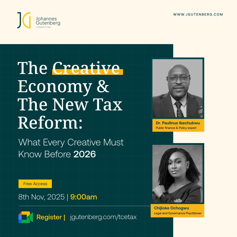 The Creative Economy & The New Tax Reform: What Every Creative Must Know Before 2026