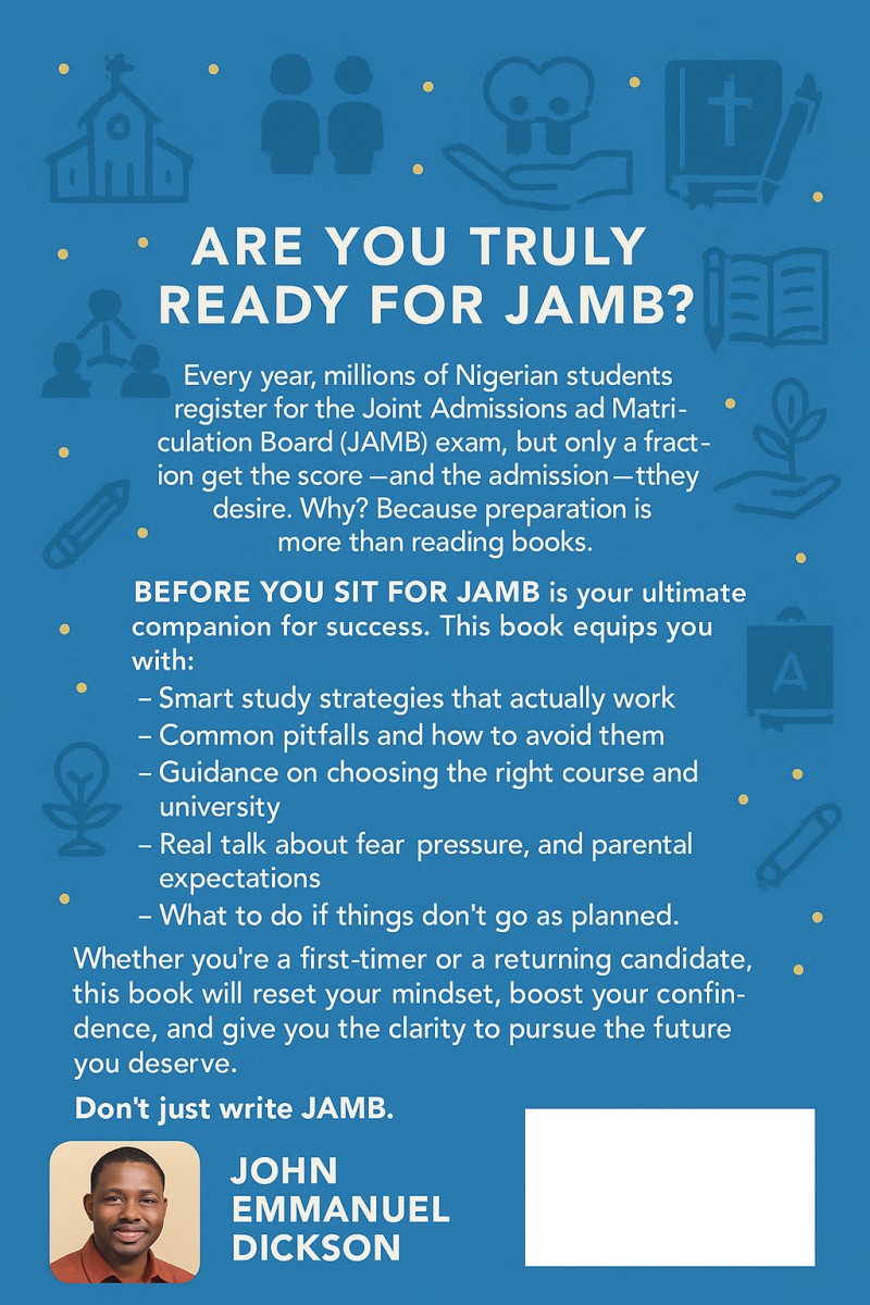 BEFORE YOU SIT FOR JAMB