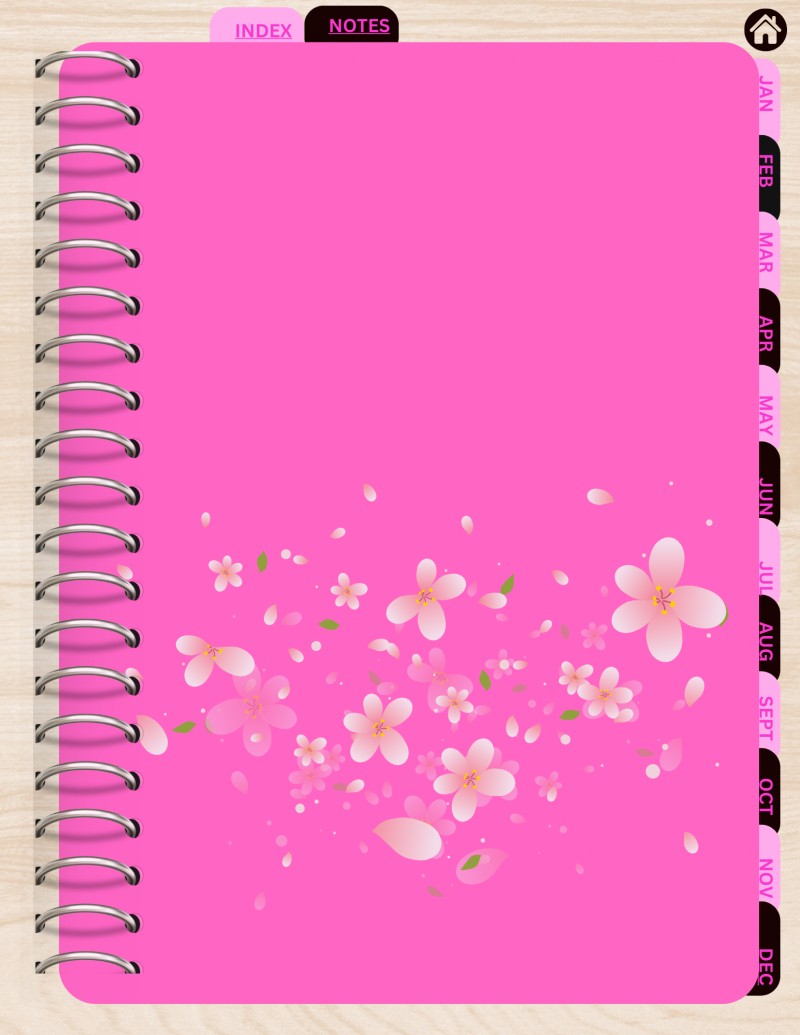Hyperlinked digital planner
