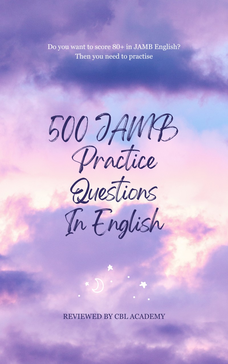 Buy 500 jamb practice questions in english by josephat alinnor on selar