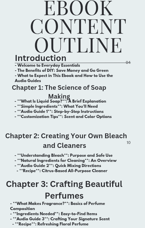 Step by step recipe for luxurious living with homemade liquid soap, Vaseline and more