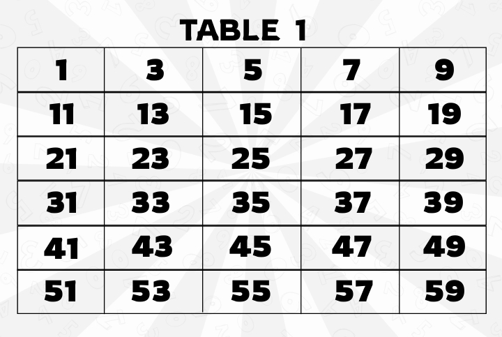 Number Game (60 Set)