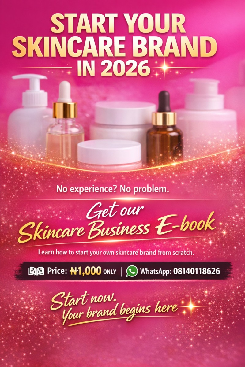 Skincare production ebook