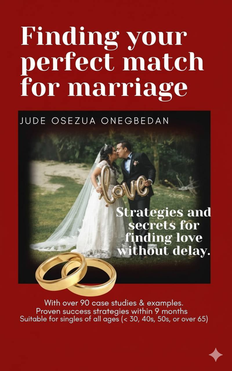 FINDING YOUR PERFECT MATCH FOR MARRIAGE: Strategies and secrets for finding love without delay.