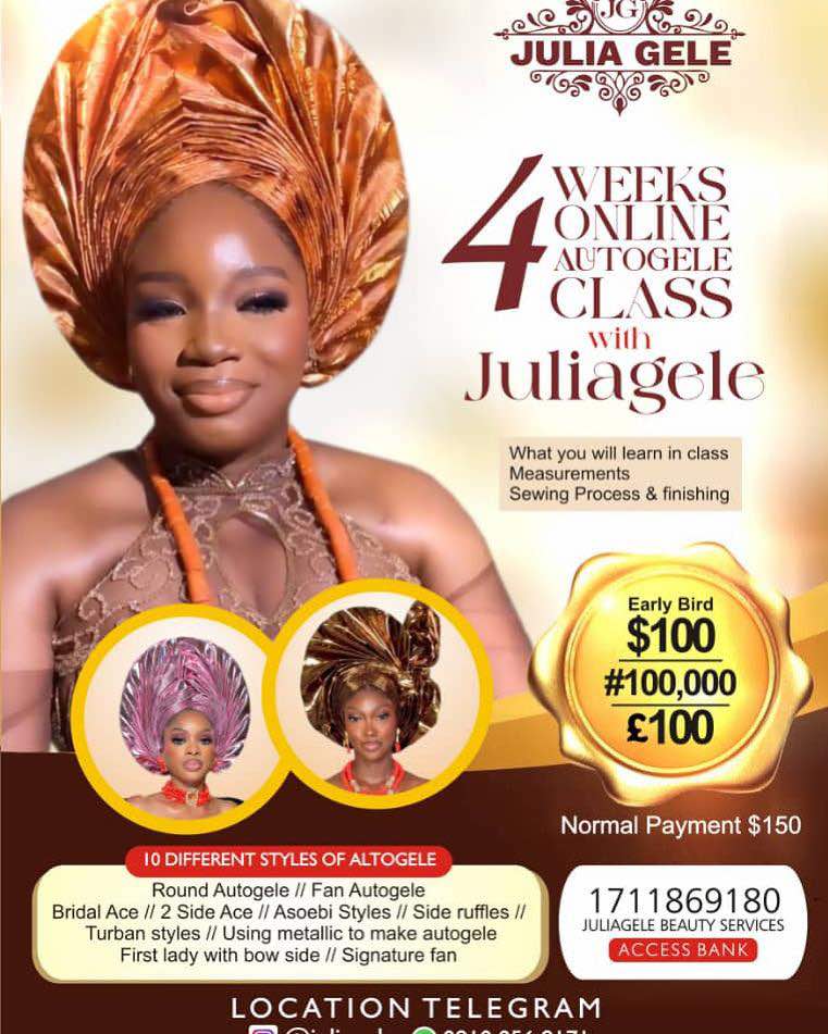 4 Weeks Online Autogele Class with Juliagele!