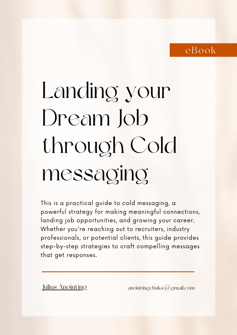 Landing your Dream Job with Cold Messaging