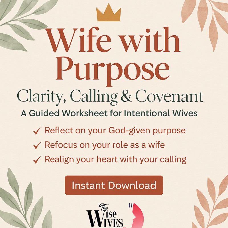 WIFE WITH PURPOSE WORKSHEET