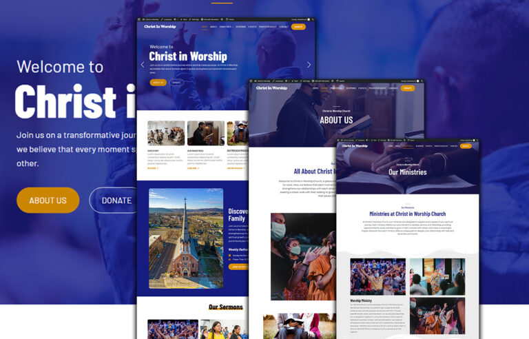 Christ In Worship Church Website Template (CIW)