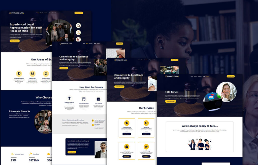 LawFirm Website Template