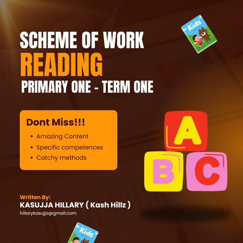 Reading Scheme of work ( P.1 - Term One )