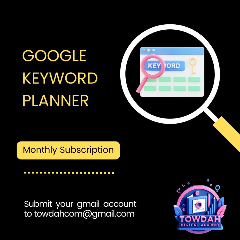Google Keyword Planner QUARTERLY Subscription