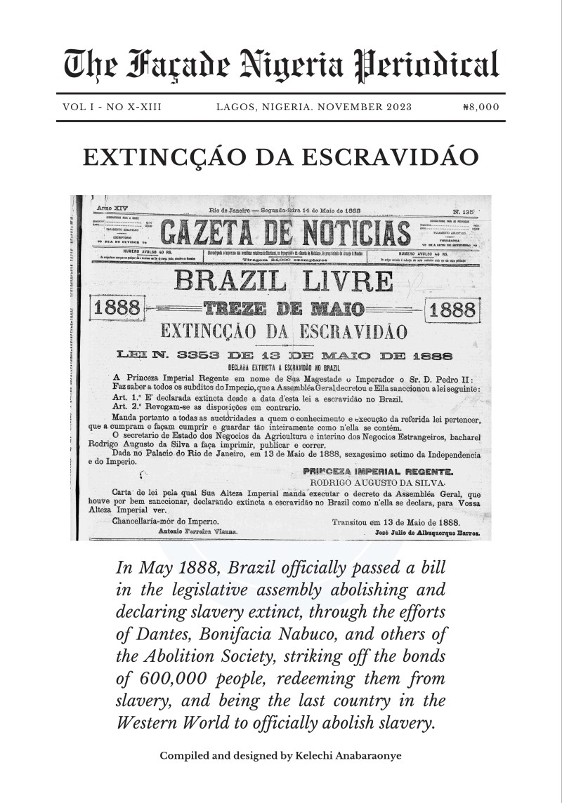 The Façade Nigeria Periodical (November 2023).