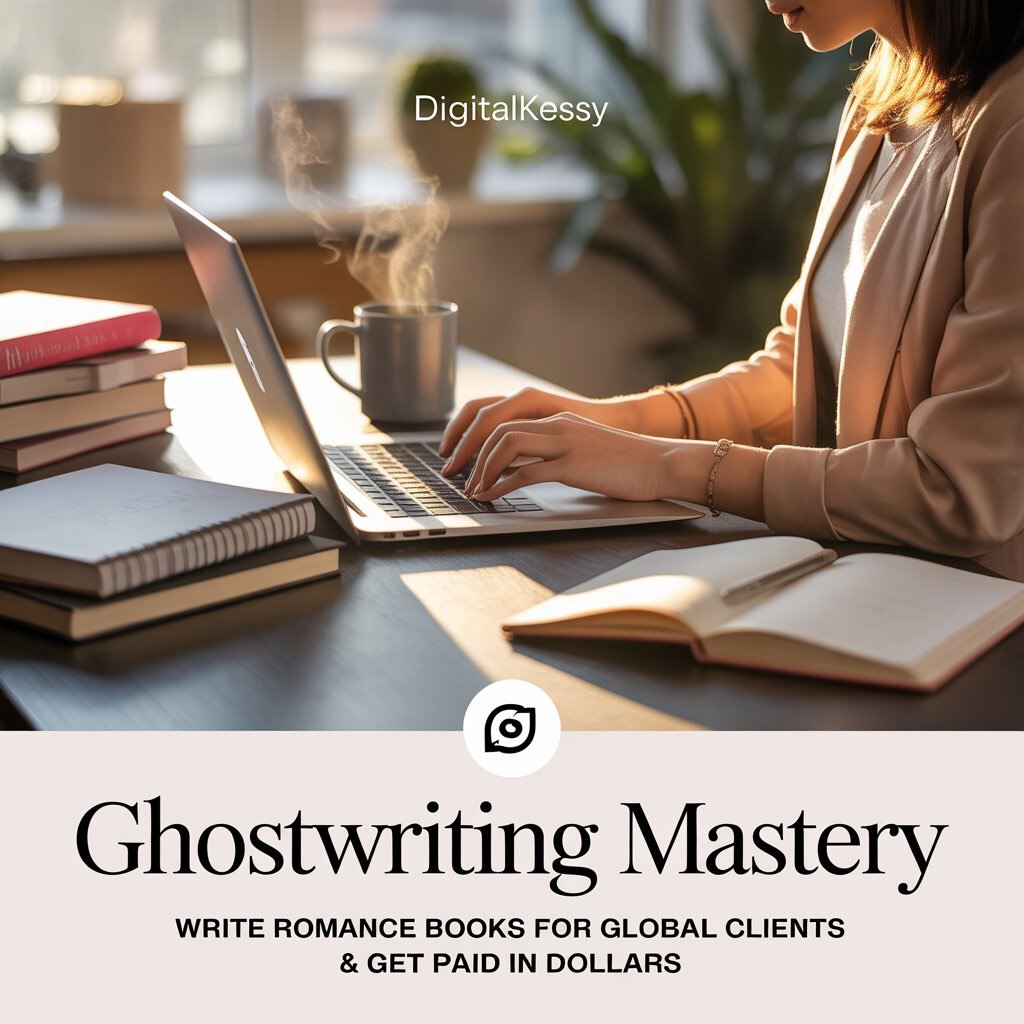 GHOSTWRITING MASTERY: Write Romance books and get paid in Dollar.