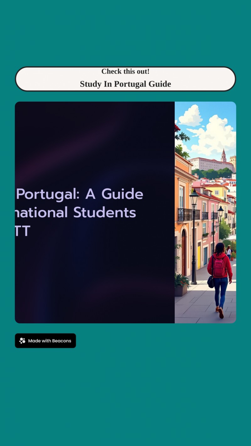 Study in Portugal Full Guide