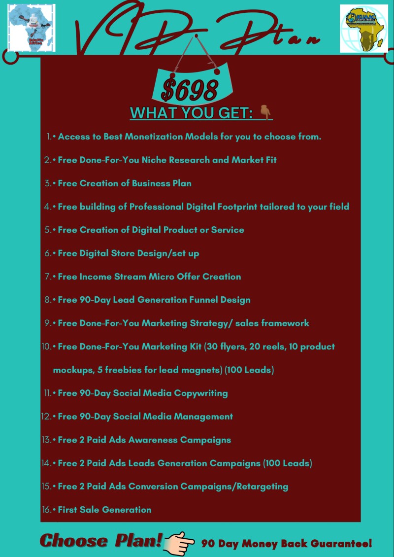 VIP PLAN FOR THE KUAAC Done-for-You Knowledge & Expertise Monetization Bundle