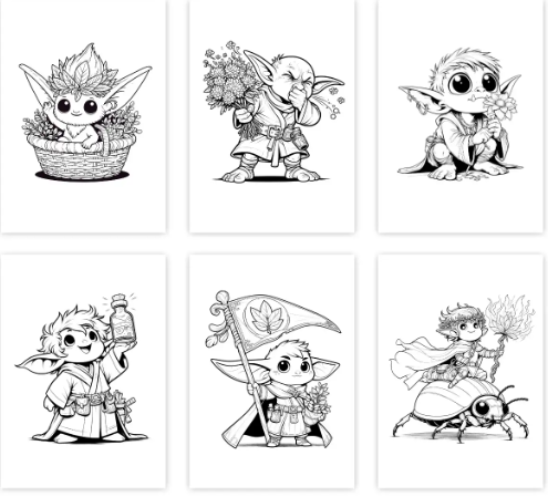 700+ Goblin Galaxy Coloring Pages + Massive Exclusive Bonus