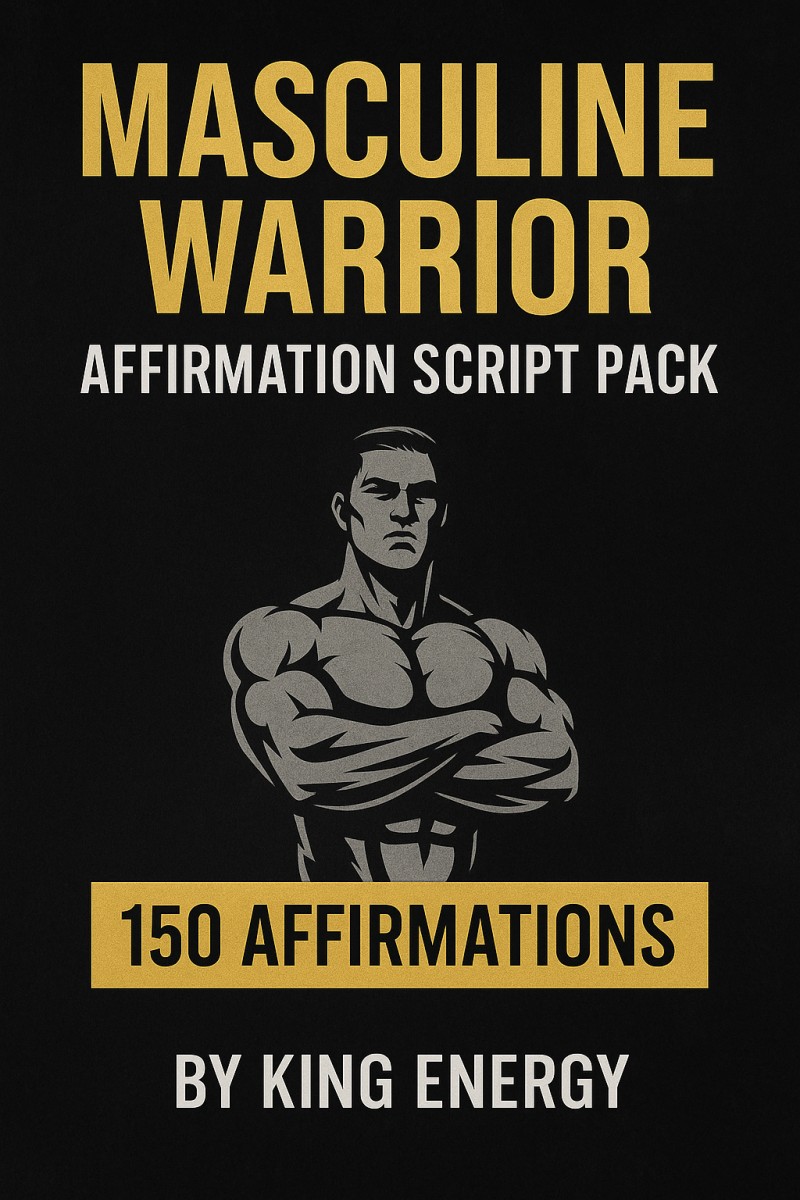 MASCULINE WARRIOR AFFIRMATION SCRIPT PACK