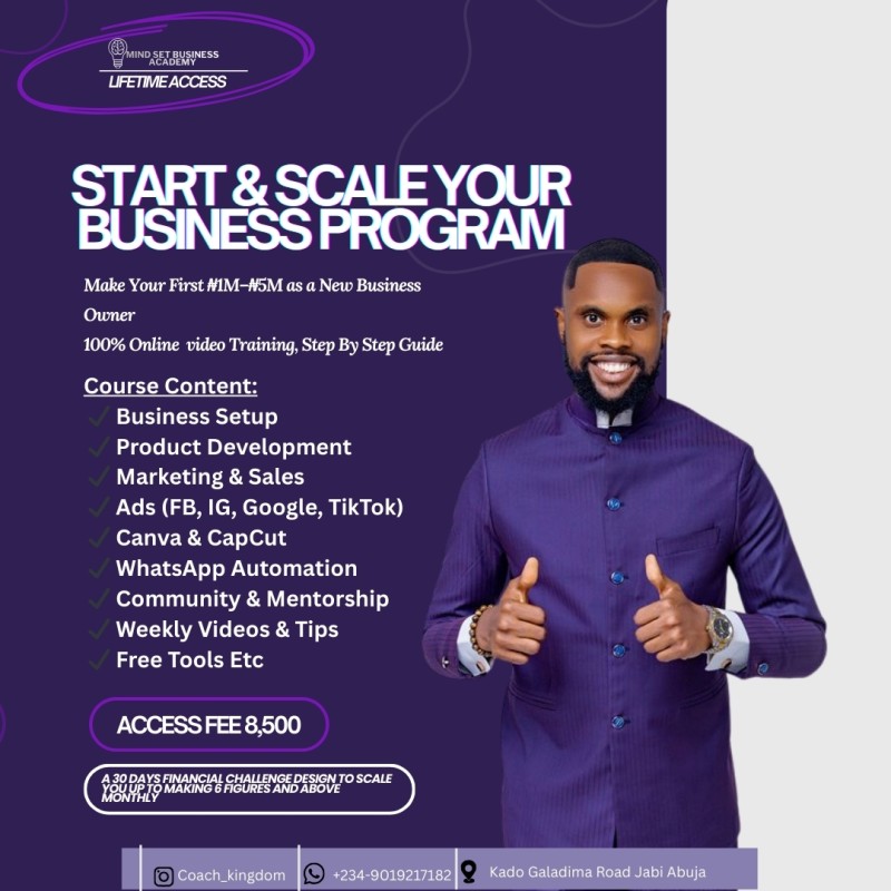 Start and Scale Your Business Program.