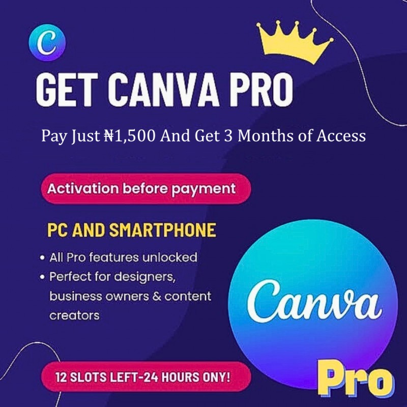 Canva Pro x 3 Months