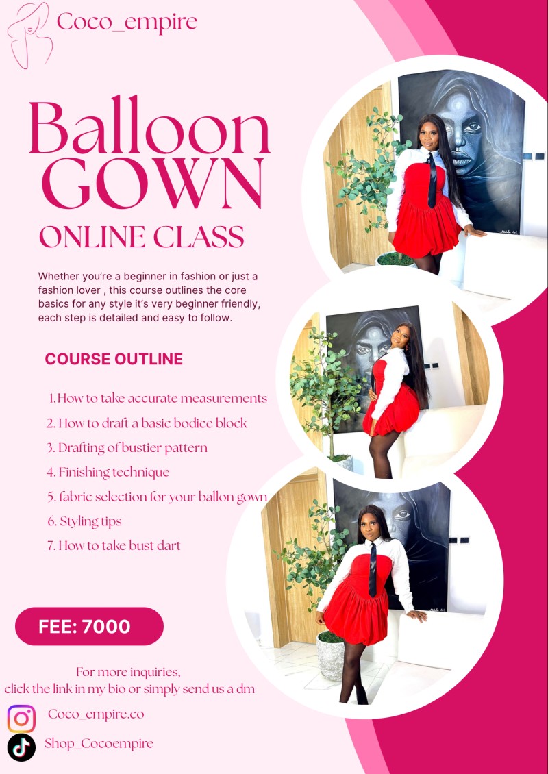 Balloon gown course