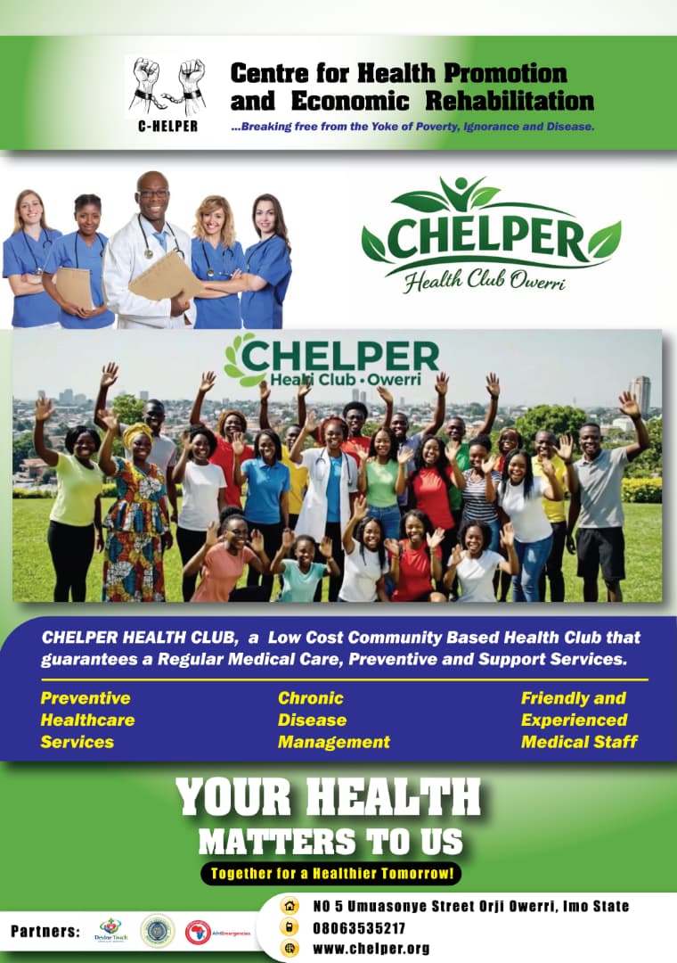 CHELPER HEALTH CLUB OWERRI