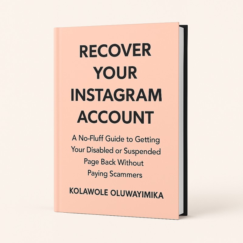RECOVER YOUR DISABLED INSTAGRAM ACCOUNT